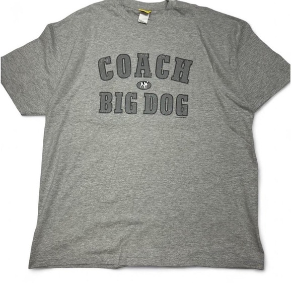 Big Dogs Other - Big Dogs Coach Big Dog Graphic T-Shirt Mens XL Grey Vintage 1999 Sportswear